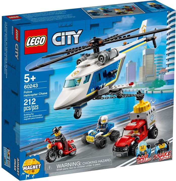 Image du produit LEGO Poursuite par hélicoptère de la police (60243, LEGO City)