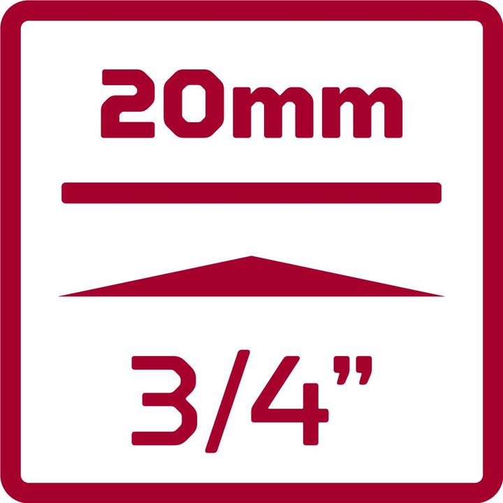 Actual product image Gedore Red red R73003318 Power screwdriver bit 3/4" hexagon 33 mm length 90 mm (33 mm)