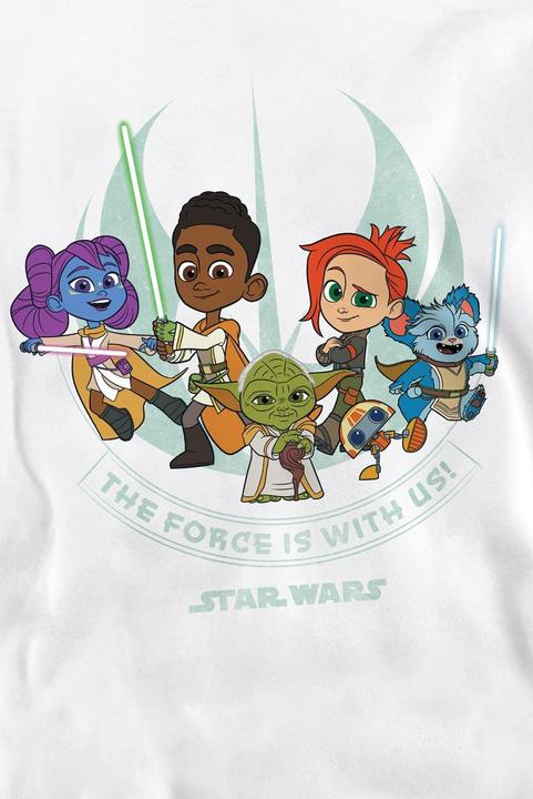 Actual product image Star Wars Unisex Adult Young Jedi Adventure The Force Is With Us Sweatshirt (M)