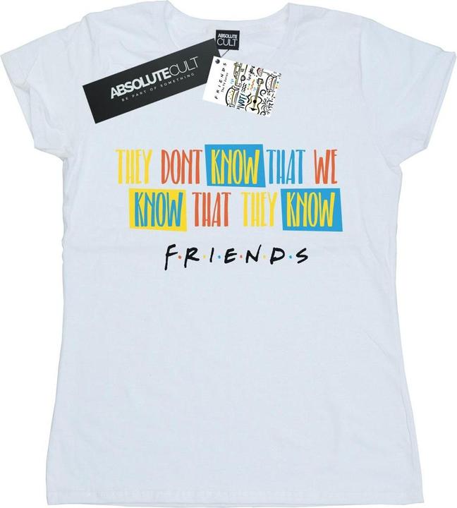 Produktbild Friends They Don't Know Script TShirt (XXL)