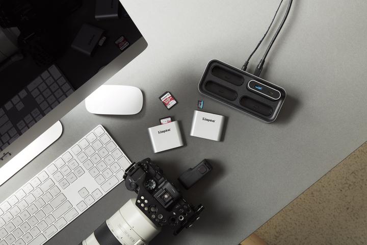 Productafbeelding Kingston Kaartlezer USB-C 3.2 Gen2 Dual-Slot SD UHS-II detailhandel (USB 3.2 Gen 2)