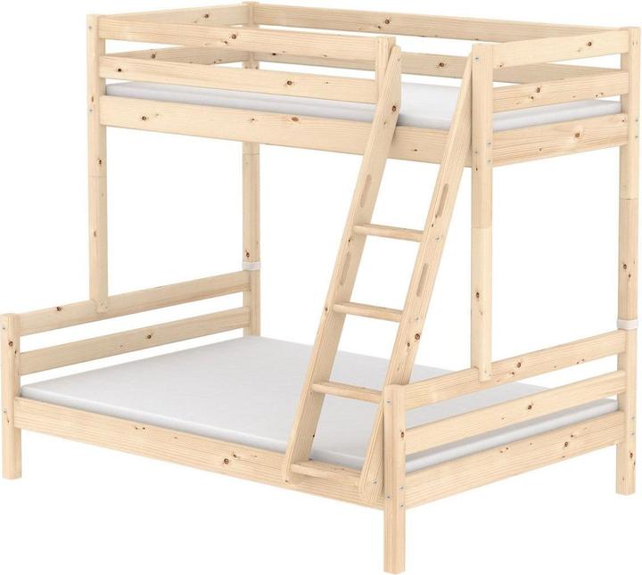 Produktbild Flexa Classic Leiter schräg und Pfosten für hohes Etagenbett natur