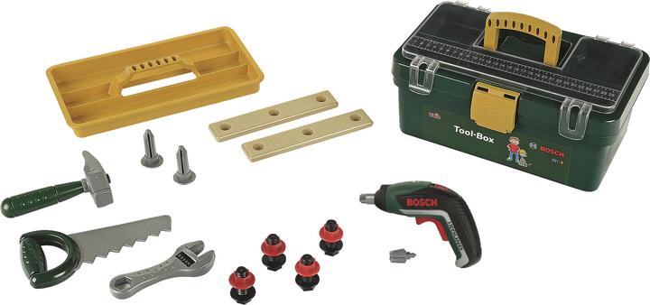 Actual product image Theo Klein Bosch toolbox with Ixolino II