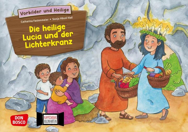 Immagine prodotto Santa Lucia e la corona di luci. Set di cartoline illustrate Kamishibai. (Tedesco, Sonja Häusl-Vad, Catharina Fastenmeier, 2019)