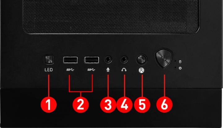 Produktbild MSI Mag Forge 120A Airflow (mATX, Mini-ITX, ATX)