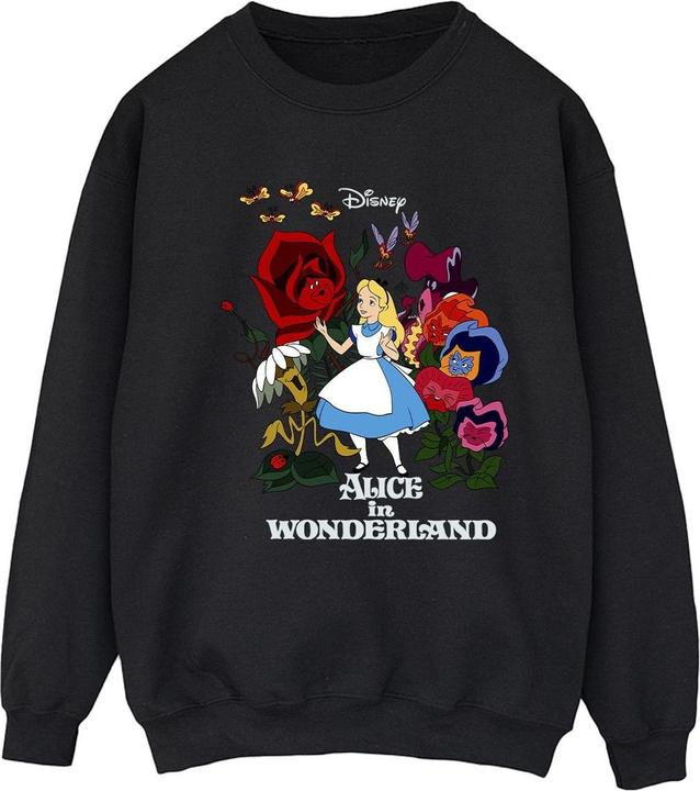 Disney Alice im Wunderland Blumen Sweatshirt (XL)