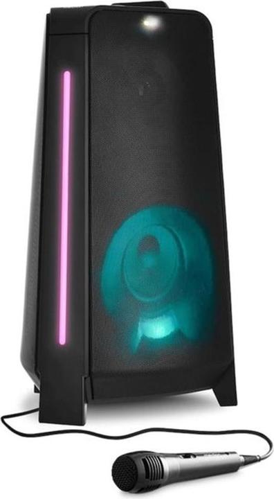 Medion MD 43552 Enceinte de fête noire (4 h, Fonctionnement sur secteur, Fonctionnement sur batterie)