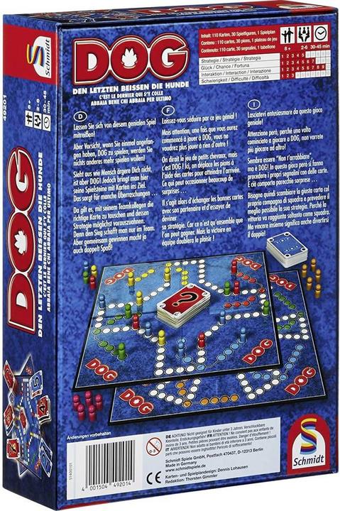 Productafbeelding Schmidt Spiele De honden bijten de laatste (Duits, Frans, Italiaans)