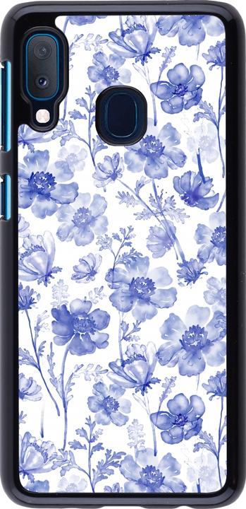 Produktbild PhoneLook Hülle Spring 23 watercolor blue flowers (Samsung Galaxy A20e)
