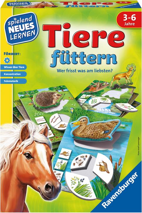 Actual product image Ravensburger Learning game feeding animals (German)