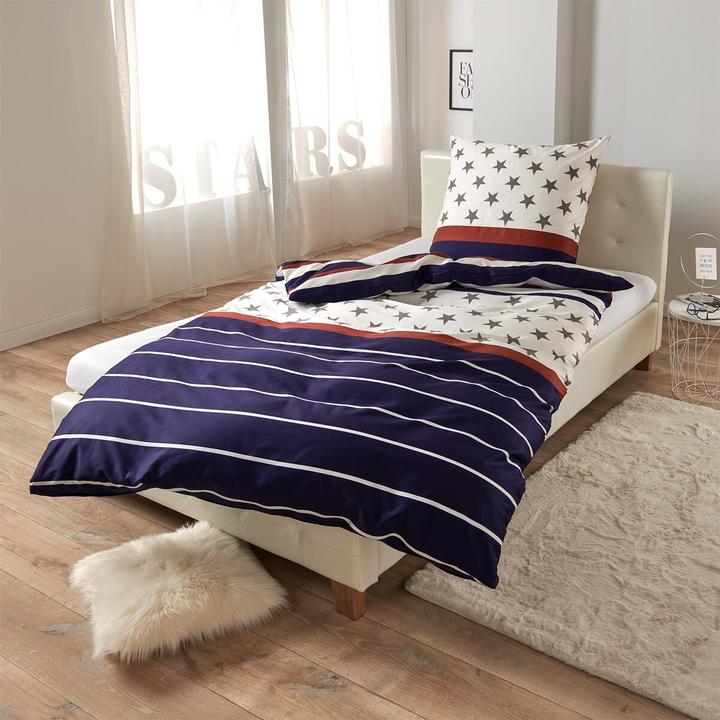 Produktbild Traumschlaf Sterne (Bettwäsche Set, 200x200 cm + 80x80 cm)