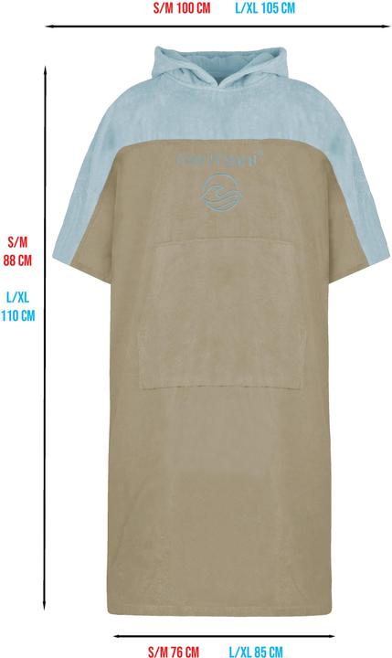Immagine prodotto Normani Poncho da donna per surfisti Kuta - 8779 (S/M)