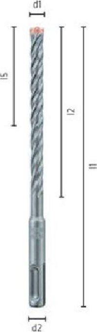 Productafbeelding Alpen SDSplus hamerboor FORCE Snijden (18 mm)