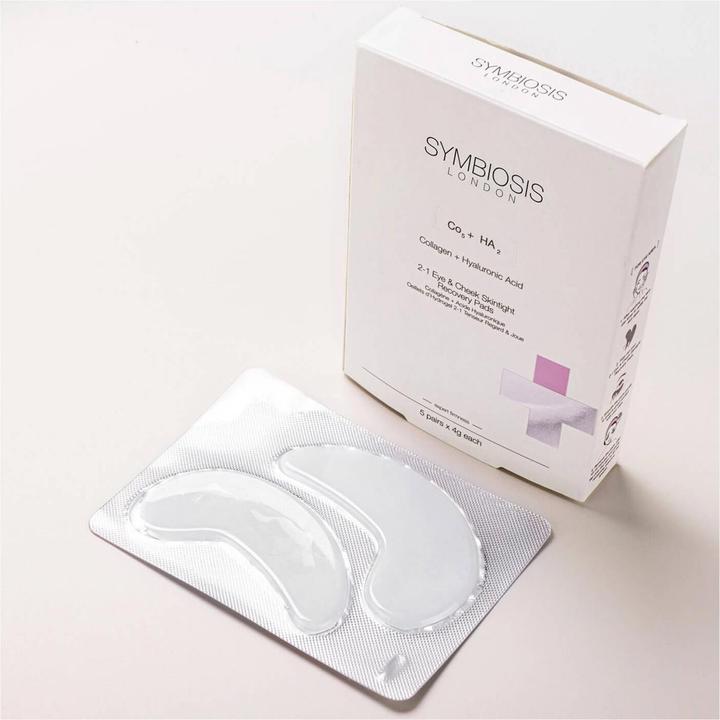 Produktbild Symbiosis Kollagen + Hyaluronsäure) Straffende Augenpads zur Regenerierung der Haut