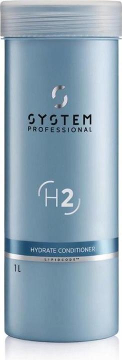 Actual product image System Professional Hydrate Conditioner H2 1000ml Moisturizing Balm for All Hair (1000 ml)