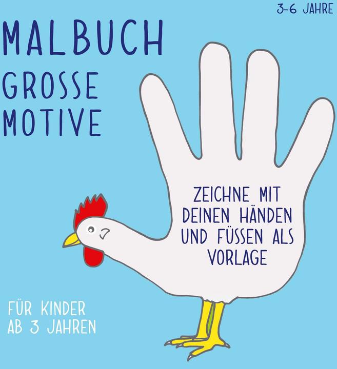 Produktbild Malbuch groe Motive fr Kinder ab 3 Jahren