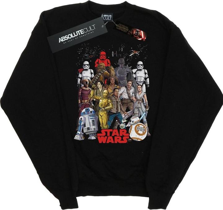 Produktbild Star Wars The Rise Of Skywalker Character Collage Sweatshirt (XL)