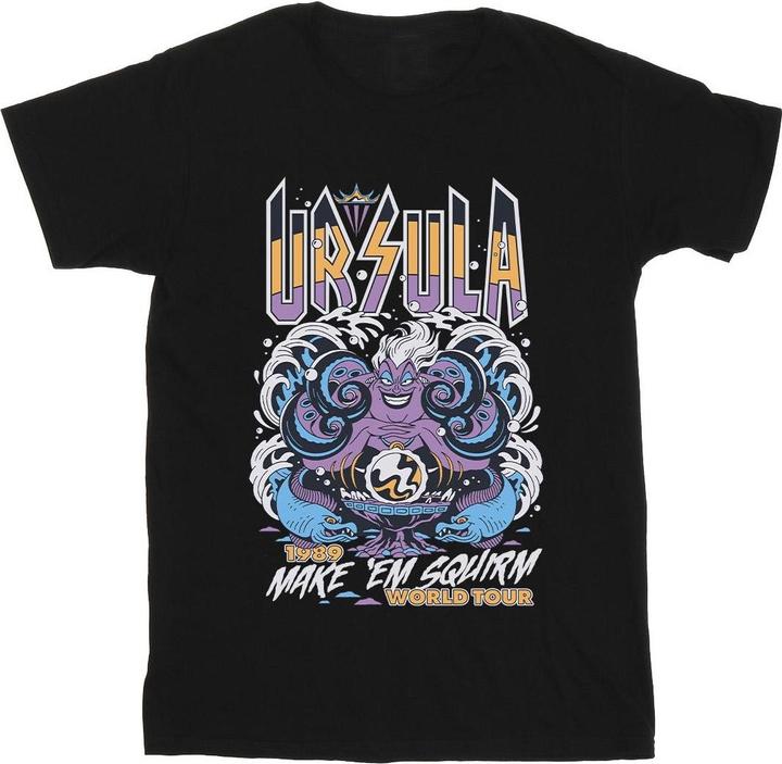 Actual product image Disney Mens Villains Ursula Make Em Squirm T-Shirt (L)