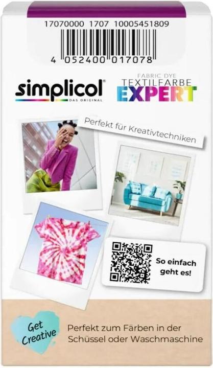 Actual product image Simplicol Textile colour expert (Lilac Purple, 150 ml)