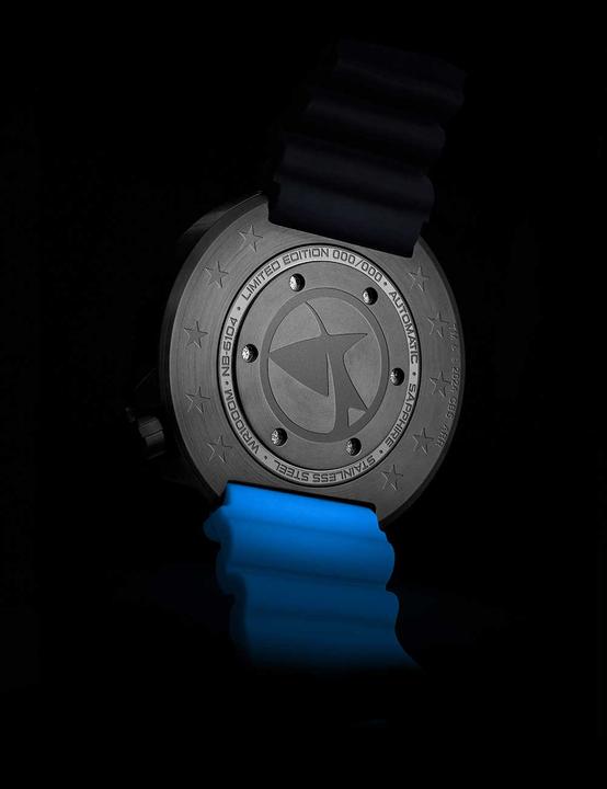 Actual product image Nubeo NB-6104-02 Ventana Star Trek Starfleet Limited Edition (Diving watch)