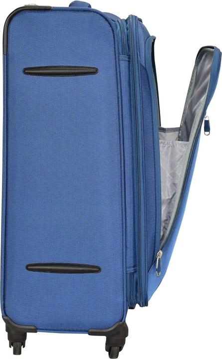 Actual product image D&N Travel Line 6400 2-4-roll suitcase set 3 pcs. (202 l, XL (from 140l))