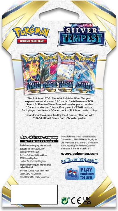 Image du produit Pokémon Silver Tempest (Anglais, Pack de boosters)