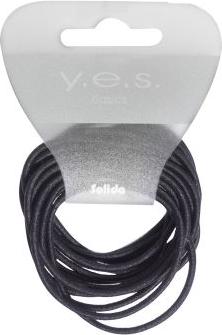 Immagine prodotto Solida Porta trecce senza metallo grande nero (Elastico per capelli)