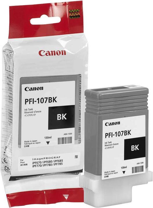 Actual product image Canon Pfi-107bk (FC)