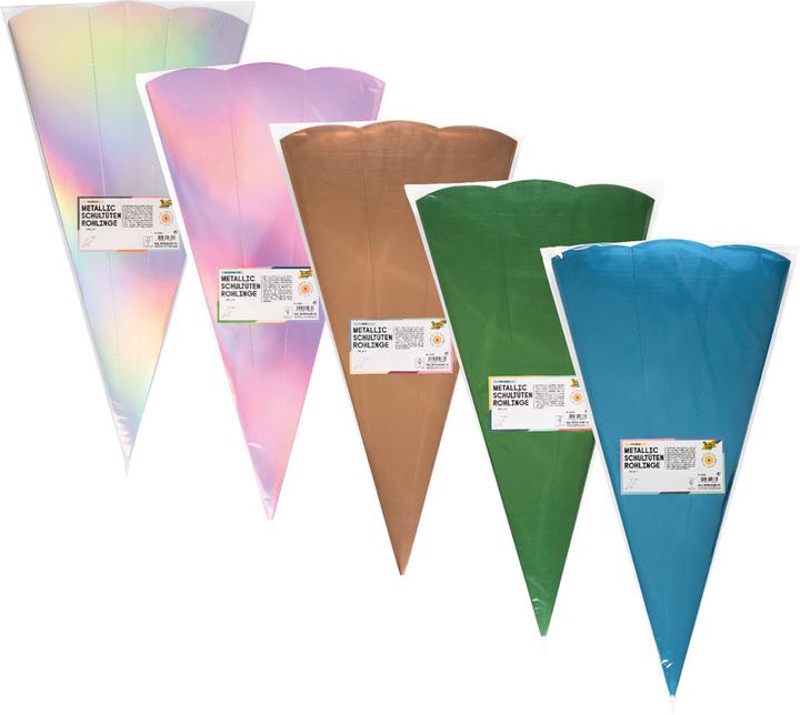 Folia Schultüten Rohling (20 cm, 5 x)