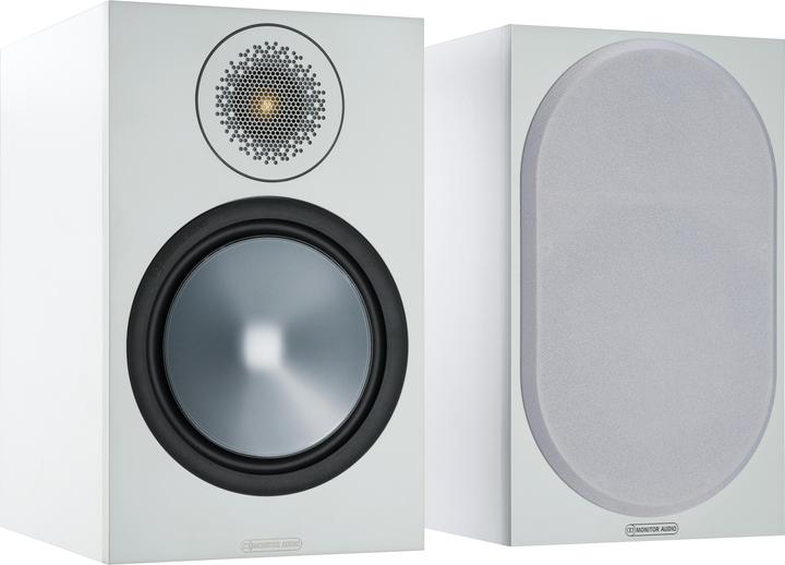 Image du produit Monitor Audio Paire d'enceintes d'étagère Bronze 100 Blanc (1 paire, 100 W)