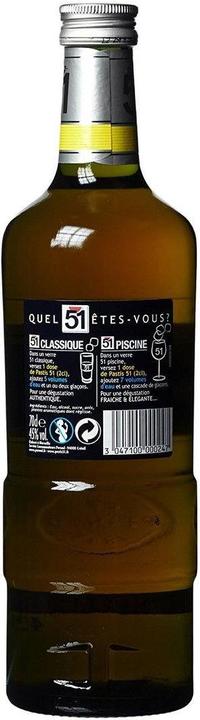 Immagine prodotto Pastis 51 51 Liquore all'anice (1 x 70 cl)