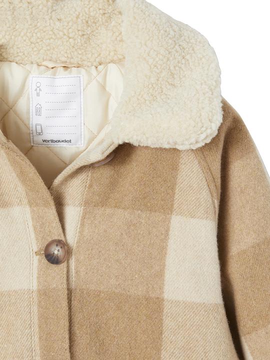 Actual product image Vertbaudet Chequered girls' jacket, overshirt (104)