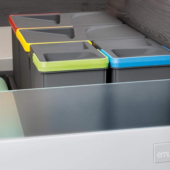 Produktbild Emuca Recycle-Behälter für Küchenschublade (29 l)