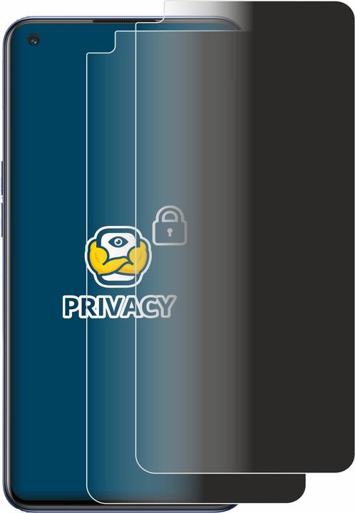 Productafbeelding BROTECT Anti-spionnetje privacyfolie Beschermfolie tegen blauw licht (2 Stuk, Oppo Find X5 Lite)