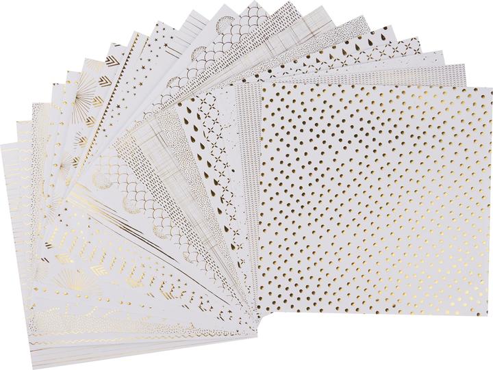 Immagine prodotto Artemio Blocco per scrapbook "ORO", 30,5x30,5cm, 40 fogli (100 g/m², 40 x)
