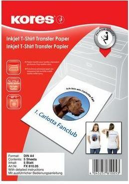Produktbild Kores T-Shirt Transferfolie (A4, 3 x)