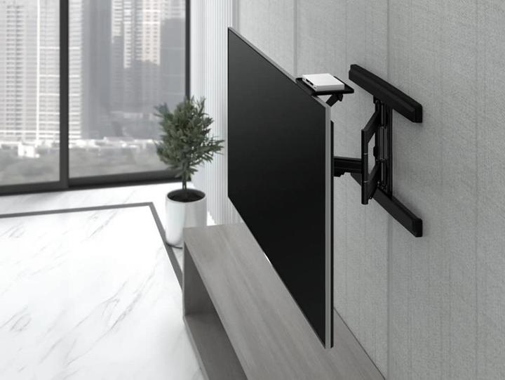 Image du produit Techly Support mural pour 1 TV LCD LED 58,42cm-106,68cm 23-42pouces inclinable noir (Mur, 42", 6 kg)