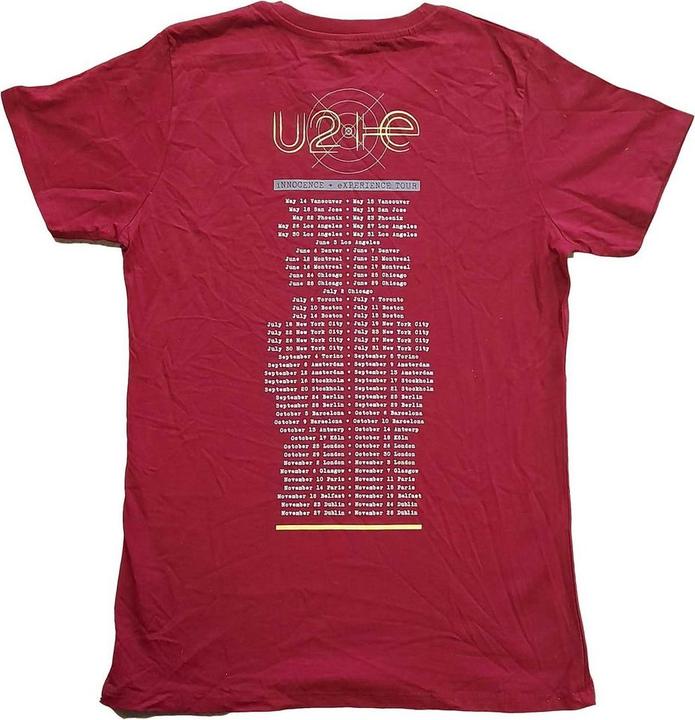Image du produit Universal Textiles T-shirt unisexe adulte I+E 2015 Tour Dates (S)