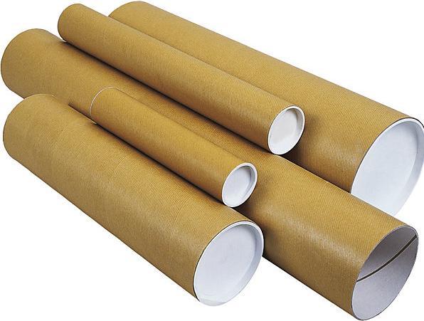 Immagine prodotto kaiserkraft Rotolo per spedizioni, con coperchio e base in plastica, lungh. x Ø 1150 x 140 (1 x)