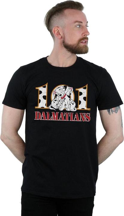 Actual product image Disney Mens 101 Dalmatians Puppy Hug T-Shirt (XL)