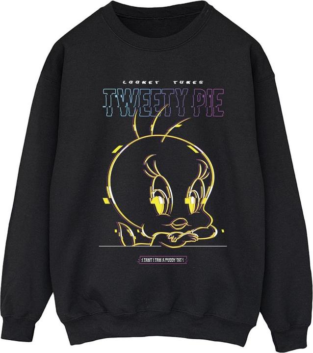 Looney Tunes Tweety Glitch Sweatshirt (XXL)