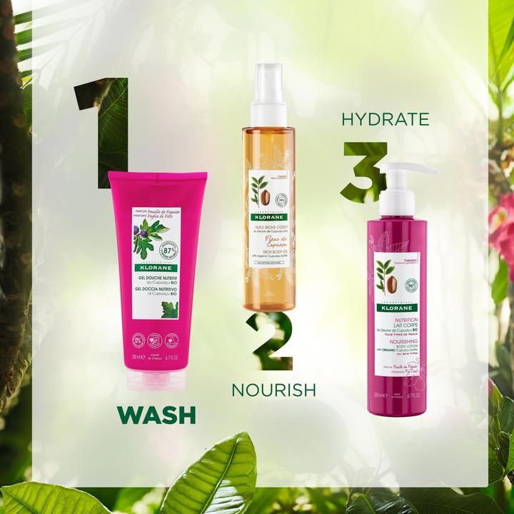 Image du produit Klorane Gel douche à la feuille de figuier (200 ml)