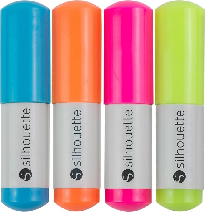 Actual product image Silhouette Drawing pencil set neon