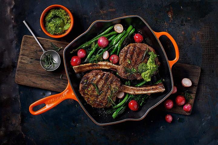 Actual product image Le Creuset Signature (26 cm, Grill pan, Cast iron)