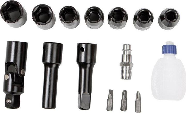 Actual product image Scheppach Compressed air ratchet screwdriver AccessoriesSet (1/2")