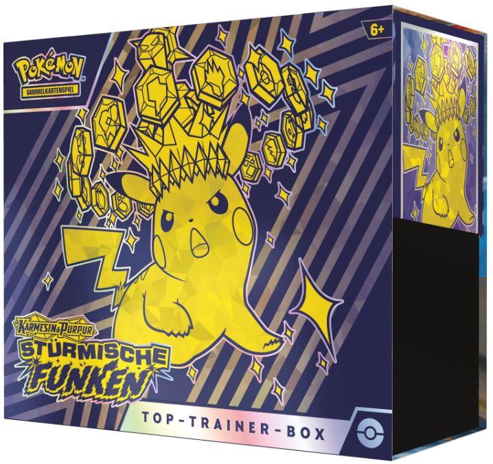 Actual product image Pokémon Surging Sparks (German, Elite / Top Trainer Box)