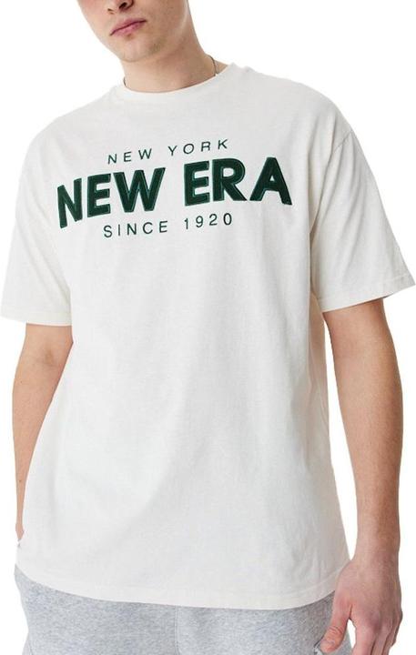 Produktbild New Era Oversized Shirt - BRAND LOGO off white - S (S)