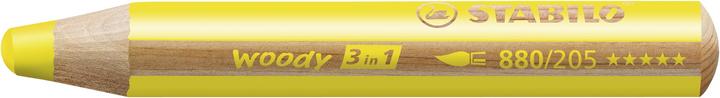 Actual product image STABILO woody 3 in 1 coloured pencil with sharpener (Multicoloured, 10 x)