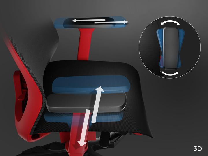 Actual product image Genesis Astat 700 red