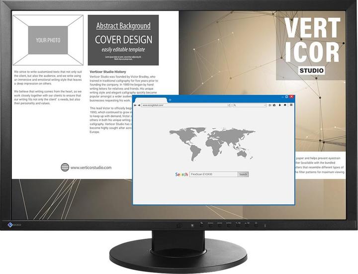 Actual product image Eizo EV2430 FlexScan (1920 x 1200 pixels, 24")